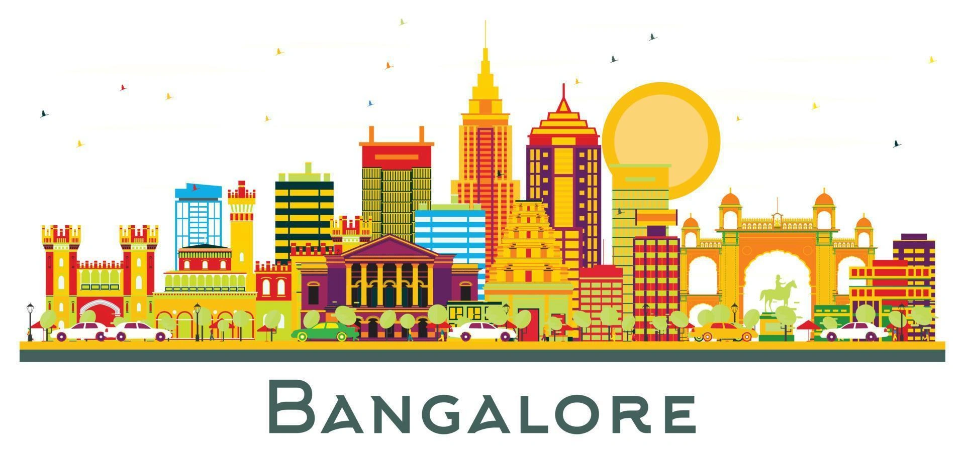 Bangalore skyline