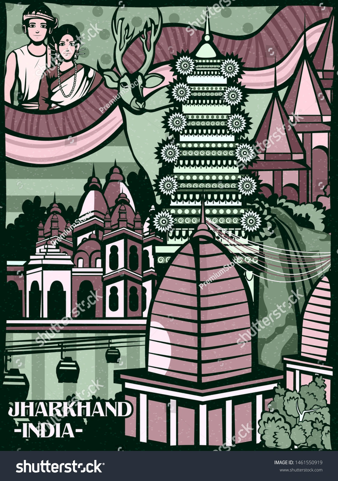 Ranchi skyline