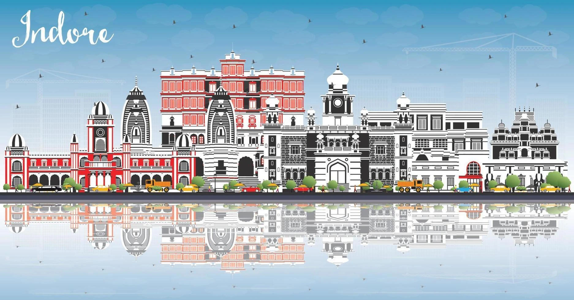 Indore skyline