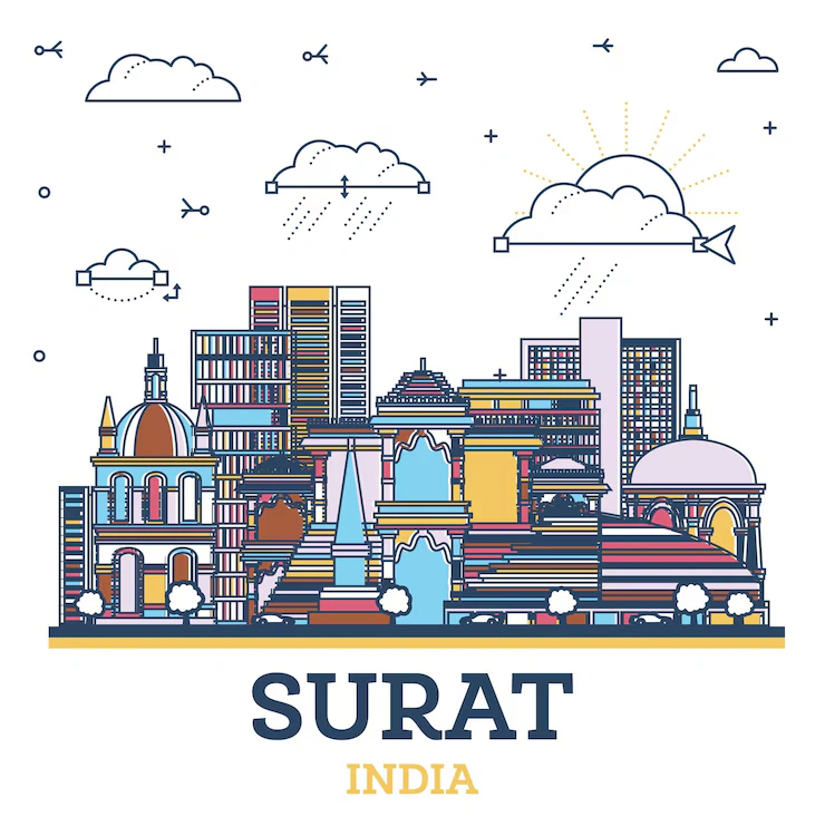 Surat skyline